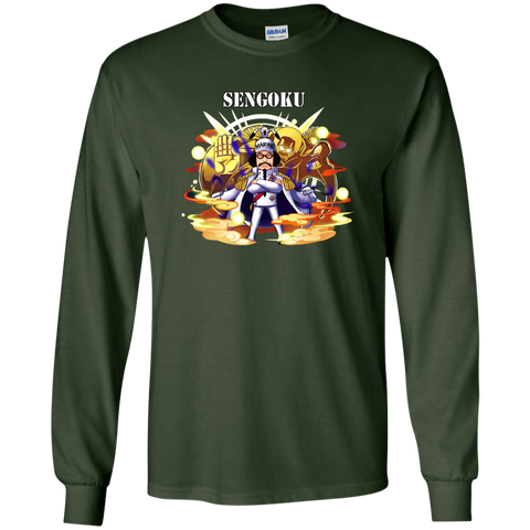 Sengoku One Piece Sengoku G240 Gildan LS Ultra Cotton T-Shirt