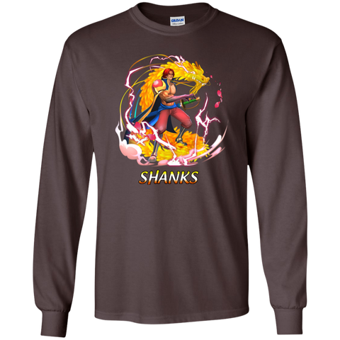 Shark One Piece Shark 02 G240 Gildan LS Ultra Cotton T-Shirt