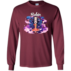 Nico Robin One Piece Robin G240 Gildan LS Ultra Cotton T-Shirt