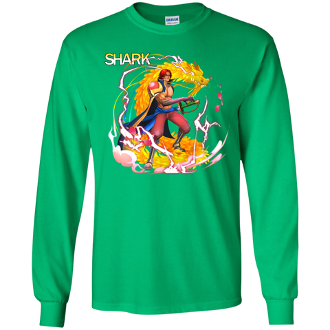 Shark One Piece  G240 Gildan LS Ultra Cotton T-Shirt