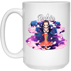 Nico Robin One Piece Coffee Mug Cup Gift 15 oz. White Mug