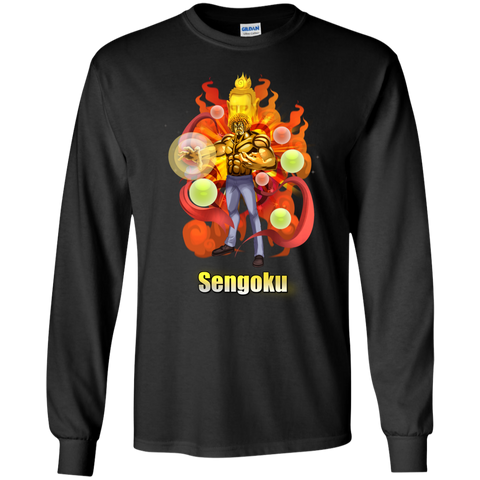Sengoku One Piece Sengoku 03 G240 Gildan LS Ultra Cotton T-Shirt