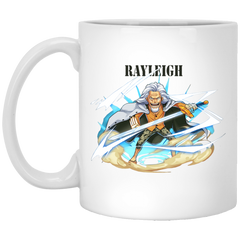 Silvers Rayleigh One Piece Coffee Mug Cup Gift 11 oz. White Mug