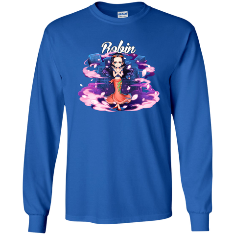 Nico Robin One Piece Robin G240 Gildan LS Ultra Cotton T-Shirt