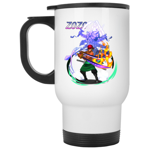 Roronoa Zoro One Piece Coffee Mug Cup Gift 1 White Travel Mug