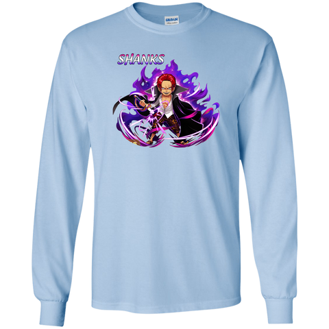 Shark One Piece Shark 01 G240 Gildan LS Ultra Cotton T-Shirt