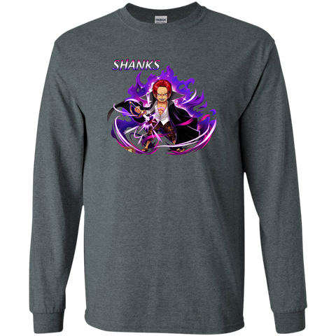 Shark One Piece Shark 01 G240 Gildan LS Ultra Cotton T-Shirt