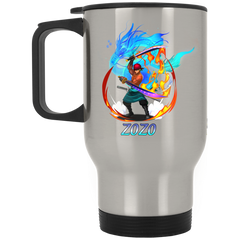 Roronoa Zoro One Piece Coffee Mug Cup Gift 2 Silver Stainless Travel Mug