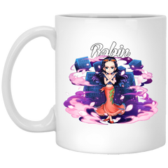 Nico Robin One Piece Coffee Mug Cup Gift 11 oz. White Mug