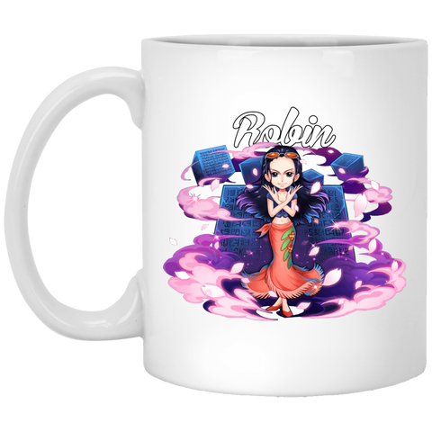Nico Robin One Piece Coffee Mug Cup Gift 11 oz. White Mug