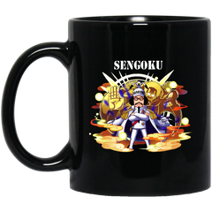 Buddha Sengoku One Piece Coffee Mug Cup Gift 11 oz. Black Mug
