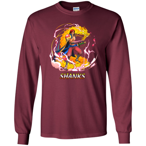 Shark One Piece Shark 02 G240 Gildan LS Ultra Cotton T-Shirt