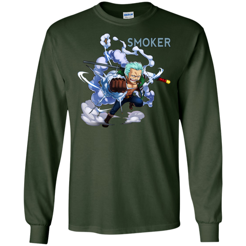 Smoker One Piece G240 Gildan LS Ultra Cotton T-Shirt