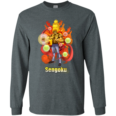 Sengoku One Piece Sengoku 03 G240 Gildan LS Ultra Cotton T-Shirt