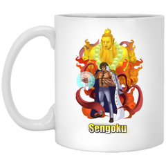 Buddha Sengoku One Piece Coffee Mug Cup Gift 02 11 oz. White Mug