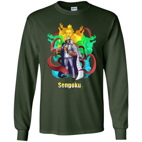 Sengoku One Piece Sengoku 01 G240 Gildan LS Ultra Cotton T-Shirt