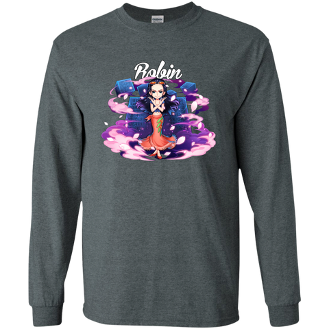 Nico Robin One Piece Robin G240 Gildan LS Ultra Cotton T-Shirt